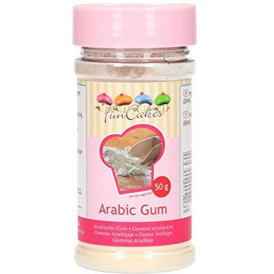 FunCakes Gomme Arabique Ciment Végétale Naturelle Stabilisateur pour Faire de Confiserie Glace Arome Édulcorants 70 g G42935 - Publicité FunCakes Gomme Arabique Ciment Végétale Naturelle Stabilisateur pour Faire de Confiserie Glace Arome Édulcorants 70 g G42935 - Publicité