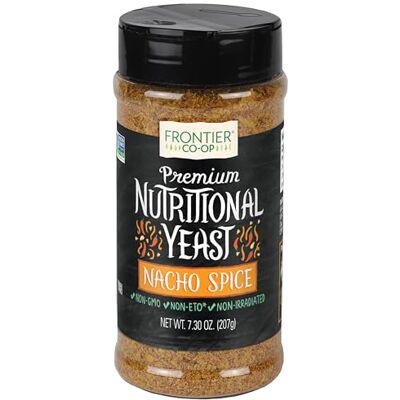 Frontier Co-op Frontier Natural Products, levure nutritionnelle de qualité supérieure, épices de nacho, 207 g - Publicité Frontier Co-op Frontier Natural Products, levure nutritionnelle de qualité supérieure, épices de nacho, 207 g - Publicité