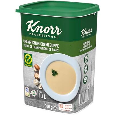 Knorr Soupe à la crème de champignons mélange sec (goût de champignon crémeux et rond) 1 paquet (1 x 900 g) - Publicité Knorr Soupe à la crème de champignons mélange sec (goût de champignon crémeux et rond) 1 paquet (1 x 900 g) - Publicité
