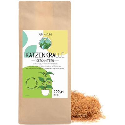 Alpi Nature Griffe de Chat Tisane 500g, Écorce de Griffe de Chat Séchée et Coupée, Thé en Vrac - Publicité Alpi Nature Griffe de Chat Tisane 500g, Écorce de Griffe de Chat Séchée et Coupée, Thé en Vrac - Publicité