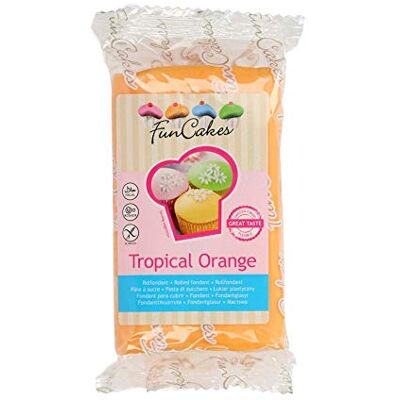 YUNHAI 250 GRS PÂTE À SUCRE FUNCAKES ORANGE CLAIR - Publicité YUNHAI 250 GRS PÂTE À SUCRE FUNCAKES ORANGE CLAIR - Publicité