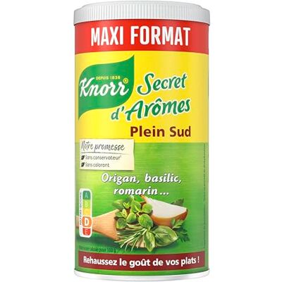 Knorr Assaisonnement en Poudre Aromates Plein Sud Tube 145 g - Publicité Knorr Assaisonnement en Poudre Aromates Plein Sud Tube 145 g - Publicité