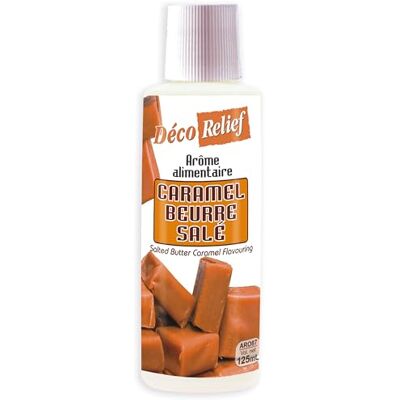 Déco Relief Arôme Liquide Caramel Beurre Salé 125 ml Arôme Alimentaire Pâtisserie & Yaourtière Pour Gâteaux, Pâtisseries, Yaourts Arôme Concentré ARO87. Publicité Déco Relief Arôme Liquide Caramel Beurre Salé 125 ml Arôme Alimentaire Pâtisserie & Yaourtière Pour Gâteaux, Pâtisseries, Yaourts Arôme Concentré ARO87. Publicité