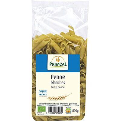 Primeal Priméal Pâte Penne 100% France Blanches 500 g - Publicité Primeal Priméal Pâte Penne 100% France Blanches 500 g - Publicité