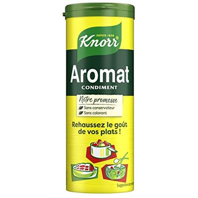 Knorr Assaisonnement en Poudre Aromat Condiment Pour Réhaussez le Goût de vos Plats 70g - Publicité Knorr Assaisonnement en Poudre Aromat Condiment Pour Réhaussez le Goût de vos Plats 70g - Publicité