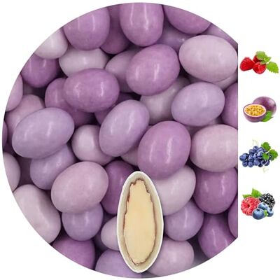 EinsSein 1kg Dragees amandes au chocolat Mélange de saveurs Mix lilas brillant ca. 160 pièce Dragées Mariage Baptême Communion Célébrer Fête Candybar cadeaux d’invités Badem sekeri - Publicité EinsSein 1kg Dragees amandes au chocolat Mélange de saveurs Mix lilas brillant ca. 160 pièce Dragées Mariage Baptême Communion Célébrer Fête Candybar cadeaux d’invités Badem sekeri - Publicité