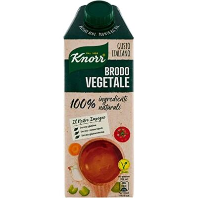 Knorr Brodo bouillon végétal aux légumes 100% ingrédients naturels sans gluten 750ml - Publicité Knorr Brodo bouillon végétal aux légumes 100% ingrédients naturels sans gluten 750ml - Publicité