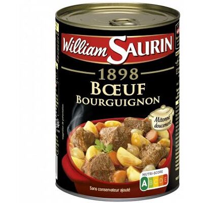 géneric Boeuf Bourguignon 400G William Saurin (Lot De 4) Best Deal - Publicité géneric Boeuf Bourguignon 400G William Saurin (Lot De 4) Best Deal - Publicité