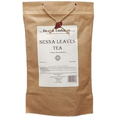 HEALTH EMBASSY Feuilles de Séné Tisane Senna Alexandrina Senna Dried Leaves Tea (100g) - Publicité HEALTH EMBASSY Feuilles de Séné Tisane Senna Alexandrina Senna Dried Leaves Tea (100g) - Publicité