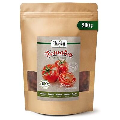 Biojoy BIO Tomates séchées, sans huile, 7% sel gemme, 500 g - Publicité Biojoy BIO Tomates séchées, sans huile, 7% sel gemme, 500 g - Publicité