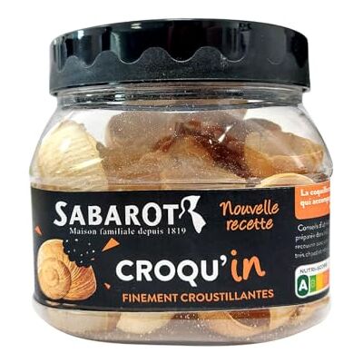 Sabarot Croqu'in Escargots Coquille à croquer Pot 40g - Publicité Sabarot Croqu'in Escargots Coquille à croquer Pot 40g - Publicité