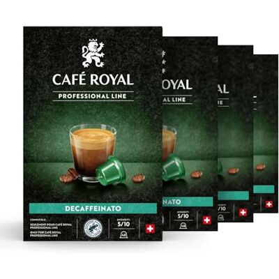 Café Royal - Pro - Décaféiné - 4x48 - Capsules de café - Publicité Café Royal - Pro - Décaféiné - 4x48 - Capsules de café - Publicité