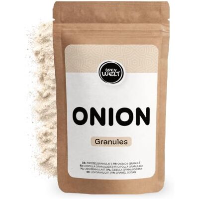 Spicy Welt Oignon Granulé (250g) – Oignon Semoule Pour Bagels, Rubs BBQ, Salades & Marinades Texture Croquante & Saveur Rôtie 100% Naturel, Sans Additifs - Publicité Spicy Welt Oignon Granulé (250g) – Oignon Semoule Pour Bagels, Rubs BBQ, Salades & Marinades Texture Croquante & Saveur Rôtie 100% Naturel, Sans Additifs - Publicité