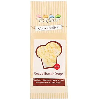 FunCakes Beurre de Cacao Drops 100% Végétales 200 g - Publicité FunCakes Beurre de Cacao Drops 100% Végétales 200 g - Publicité