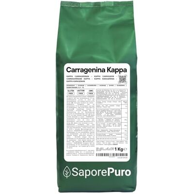 SaporePuro Carraghénane Kappa en Poudre 1000 g – Sans Gluten – Gélifiant et Stabilisant pour Préparations Salées, Viandes, Gelées et Desserts - Publicité SaporePuro Carraghénane Kappa en Poudre 1000 g – Sans Gluten – Gélifiant et Stabilisant pour Préparations Salées, Viandes, Gelées et Desserts - Publicité