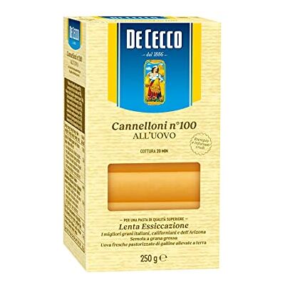 De Cecco Cannelloni N°100 250 g - Publicité De Cecco Cannelloni N°100 250 g - Publicité