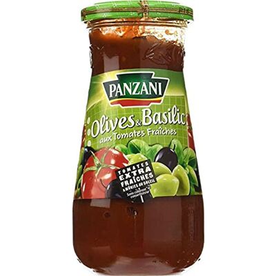 Panzani Salsa Panzani Sauce Tomates Olives et Basilic 400g (lot de 6) - Publicité Panzani Salsa Panzani Sauce Tomates Olives et Basilic 400g (lot de 6) - Publicité
