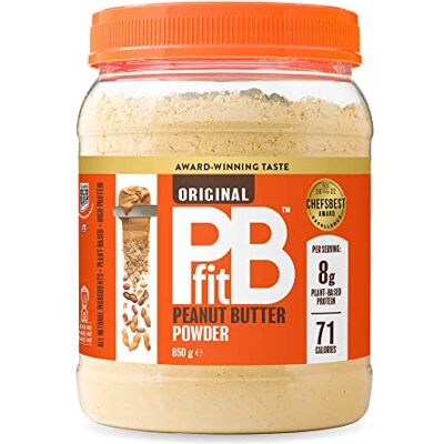 PBfit Original Beurre de Cacahuète en Poudre Poudre d'Arachides Riche en Protéines et Pauvre en Matières Grasses Protéines Végétales pour Smoothies, Desserts, Petits Déjeuners... Pot 850 g - Publicité PBfit Original Beurre de Cacahuète en Poudre Poudre d'Arachides Riche en Protéines et Pauvre en Matières Grasses Protéines Végétales pour Smoothies, Desserts, Petits Déjeuners... Pot 850 g - Publicité