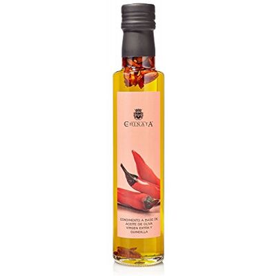 La Chinata Huile d'Olive Vierge Extra 'Piment Rouge' (Verre 250 ml) - Publicité La Chinata Huile d'Olive Vierge Extra 'Piment Rouge' (Verre 250 ml) - Publicité
