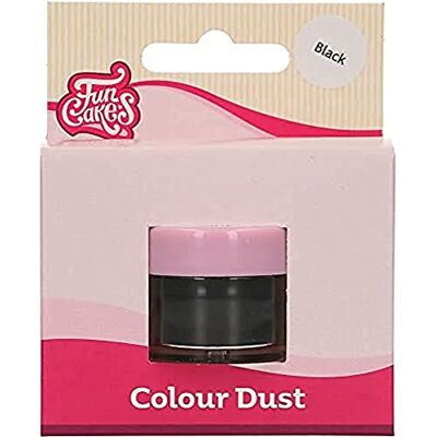 FunCakes Color Dust Noir: poudre colorante pour la nourriture, pour la décoration de gâteaux, certifiée Halal - Publicité FunCakes Color Dust Noir: poudre colorante pour la nourriture, pour la décoration de gâteaux, certifiée Halal - Publicité