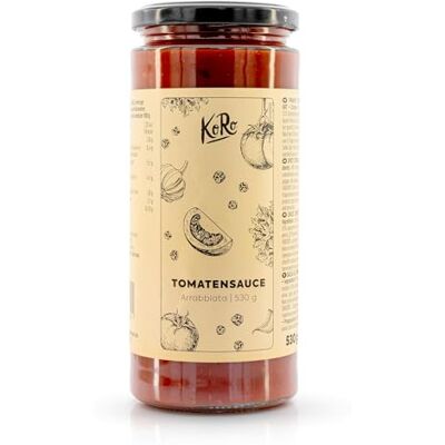 KoRo Sauce tomate Arrabbiata 530 g - Publicité KoRo Sauce tomate Arrabbiata 530 g - Publicité