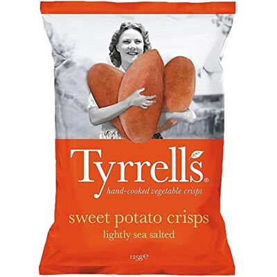 Tyrrells Chips patates douces 125g Le paquet de 125g - Publicité Tyrrells Chips patates douces 125g Le paquet de 125g - Publicité
