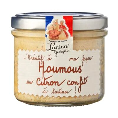 LUCIEN GEORGELIN Houmous au Citron confit apéritif à tartiner 100g - Publicité LUCIEN GEORGELIN Houmous au Citron confit apéritif à tartiner 100g - Publicité