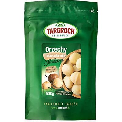 TARGROCH Noix de Macadamia - Avec coque, 500g - Publicité TARGROCH Noix de Macadamia - Avec coque, 500g - Publicité