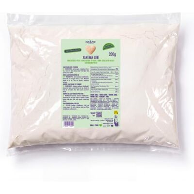 nut&me Gomme xanthane 200 g Stabilisateur naturel, Régime keto, Faible en glucides, Végan, Sans gluten, lactose, additifs ni OGM - Publicité nut&me Gomme xanthane 200 g Stabilisateur naturel, Régime keto, Faible en glucides, Végan, Sans gluten, lactose, additifs ni OGM - Publicité