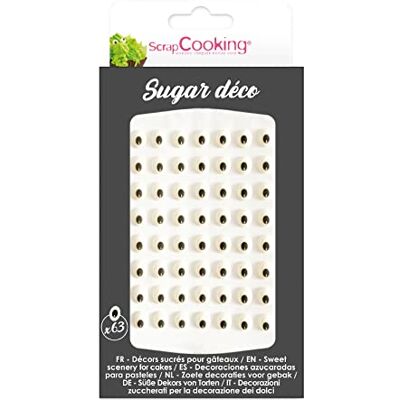 ScrapCooking SCRAP COOKING Décos Sucres Yeux 10 g Yeux en Sucre Comestibles Alimentaires Décorations Pâtisserie Halloween Déco Oeil 7016 - Publicité ScrapCooking SCRAP COOKING Décos Sucres Yeux 10 g Yeux en Sucre Comestibles Alimentaires Décorations Pâtisserie Halloween Déco Oeil 7016 - Publicité