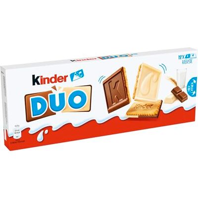 Kinder Duo Chocolat au Lait 12, Le paquet de 150g - Publicité Kinder Duo Chocolat au Lait 12, Le paquet de 150g - Publicité
