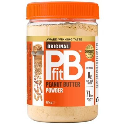 PBfit Original Beurre de Cacahuète en Poudre Poudre d'Arachides Riche en Protéines et Pauvre en Matières Grasses Protéines Végétales pour Smoothies, Desserts, Petits Déjeuners... Pot 425 g - Publicité PBfit Original Beurre de Cacahuète en Poudre Poudre d'Arachides Riche en Protéines et Pauvre en Matières Grasses Protéines Végétales pour Smoothies, Desserts, Petits Déjeuners... Pot 425 g - Publicité