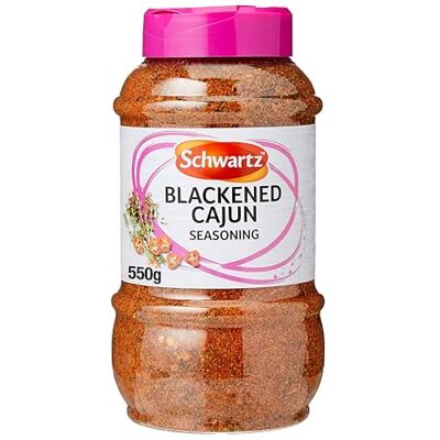 Schwartz Blackened Assaisonnement Cajun 550gm - Publicité Schwartz Blackened Assaisonnement Cajun 550gm - Publicité