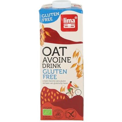 Lima Boisson Avoine Sans gluten 1L Bio - - Publicité Lima Boisson Avoine Sans gluten 1L Bio - - Publicité