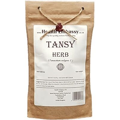 HEALTH EMBASSY Herbe de Tanaisie Tisane Tanacetum Vulgare L Tansy Herb (50g) - Publicité HEALTH EMBASSY Herbe de Tanaisie Tisane Tanacetum Vulgare L Tansy Herb (50g) - Publicité