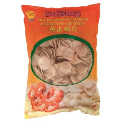 Sa Giang Chips de crevettes à chauffer 1kg - Publicité Sa Giang Chips de crevettes à chauffer 1kg - Publicité
