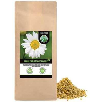 Alpi Nature Camomille Infusion 500g, Fleurs de Camomille Séchées, Qualité Supérieure, Thé en Vrac - Publicité Alpi Nature Camomille Infusion 500g, Fleurs de Camomille Séchées, Qualité Supérieure, Thé en Vrac - Publicité