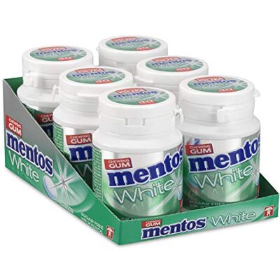 MENTOS Chewing Gum White Green Mint - Publicité MENTOS Chewing Gum White Green Mint - Publicité