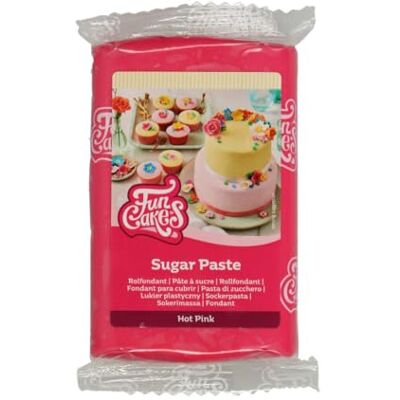 FunCakes Pâte à Sucre Hot Pink: facile à utiliser, lisse, flexible, douce et pliable, parfaite pour la décoration de gâteaux. Sans gluten. 250 g - Publicité FunCakes Pâte à Sucre Hot Pink: facile à utiliser, lisse, flexible, douce et pliable, parfaite pour la décoration de gâteaux. Sans gluten. 250 g - Publicité