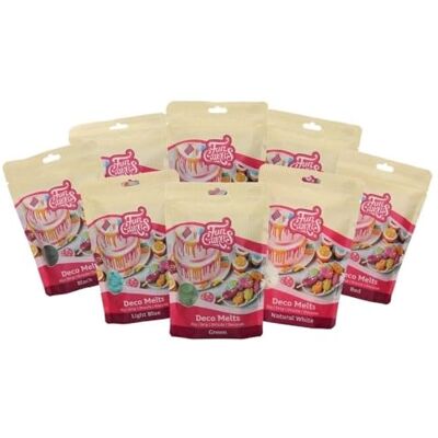 FunCakes Deco Melts Décoration pour Gâteau Blanc 250 g - Publicité FunCakes Deco Melts Décoration pour Gâteau Blanc 250 g - Publicité