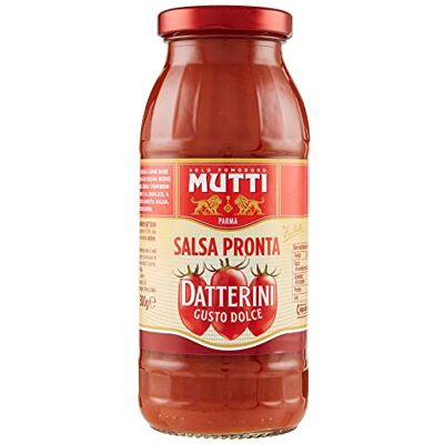 Zaino Rocco Srl Salsa Datterino Mutti 12 x 300 g Lot de 12 pièces de 300 g - Publicité Zaino Rocco Srl Salsa Datterino Mutti 12 x 300 g Lot de 12 pièces de 300 g - Publicité