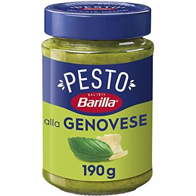 Barilla Pesto Alla Genovese Basilic Pesto 190g - Publicité Barilla Pesto Alla Genovese Basilic Pesto 190g - Publicité