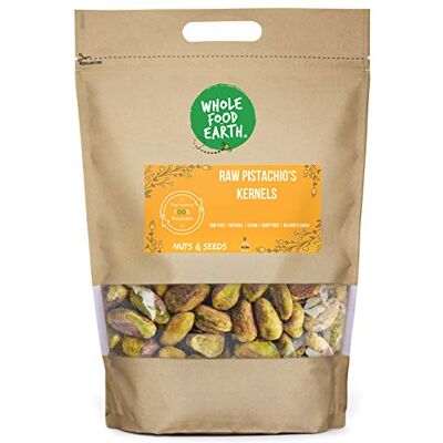 Wholefood Earth Pistaches Crues Sans OGM 250 g Naturelles Riches en Protéines et Fibres - Publicité Wholefood Earth Pistaches Crues Sans OGM 250 g Naturelles Riches en Protéines et Fibres - Publicité