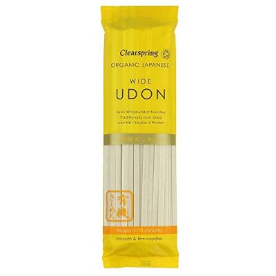 Clearspring Org Lot de 2 nouilles japonaises larges Udon 200 g - Publicité Clearspring Org Lot de 2 nouilles japonaises larges Udon 200 g - Publicité