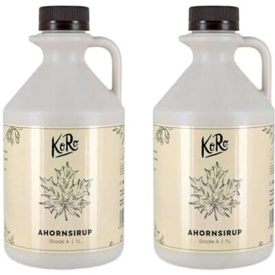 KoRo Sirop d’érable biologique de catégorie A 2 x 1 L Douceur naturelle Qualité bio Catégorie A - Publicité KoRo Sirop d’érable biologique de catégorie A 2 x 1 L Douceur naturelle Qualité bio Catégorie A - Publicité