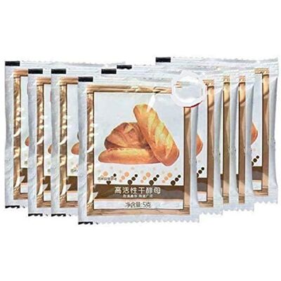 Hikaka 50g Bread Yeast Active Dry Yeast High Glucose Tolerance Kitchen Baking Supplies Agents (1) - Publicité Hikaka 50g Bread Yeast Active Dry Yeast High Glucose Tolerance Kitchen Baking Supplies Agents (1) - Publicité
