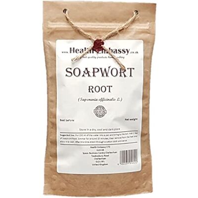 HEALTH EMBASSY Racine de Saponaire Tisane Saponaria Officinalis L Soapwort Root (100g) - Publicité HEALTH EMBASSY Racine de Saponaire Tisane Saponaria Officinalis L Soapwort Root (100g) - Publicité