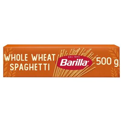 Barilla Spaghetti n°5 Integrale 100% Blé Complet 500 g Lot de 10 - Publicité Barilla Spaghetti n°5 Integrale 100% Blé Complet 500 g Lot de 10 - Publicité