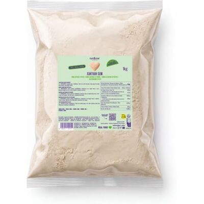 nut&me Gomme xanthane 1 kg Stabilisateur naturel, Régime keto, Faible en glucides, Végan, Sans gluten, lactose, additifs ni OGM - Publicité nut&me Gomme xanthane 1 kg Stabilisateur naturel, Régime keto, Faible en glucides, Végan, Sans gluten, lactose, additifs ni OGM - Publicité