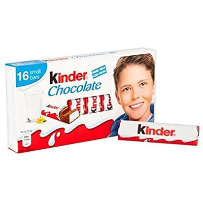 Kinder Chocolat 16 Mini Friandises 200G - Publicité Kinder Chocolat 16 Mini Friandises 200G - Publicité